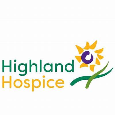 Highland Hospice Yellow and White Heart grip socks
