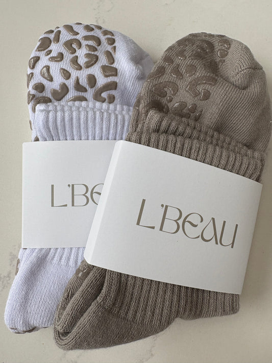 Khaki grip sock Bundle