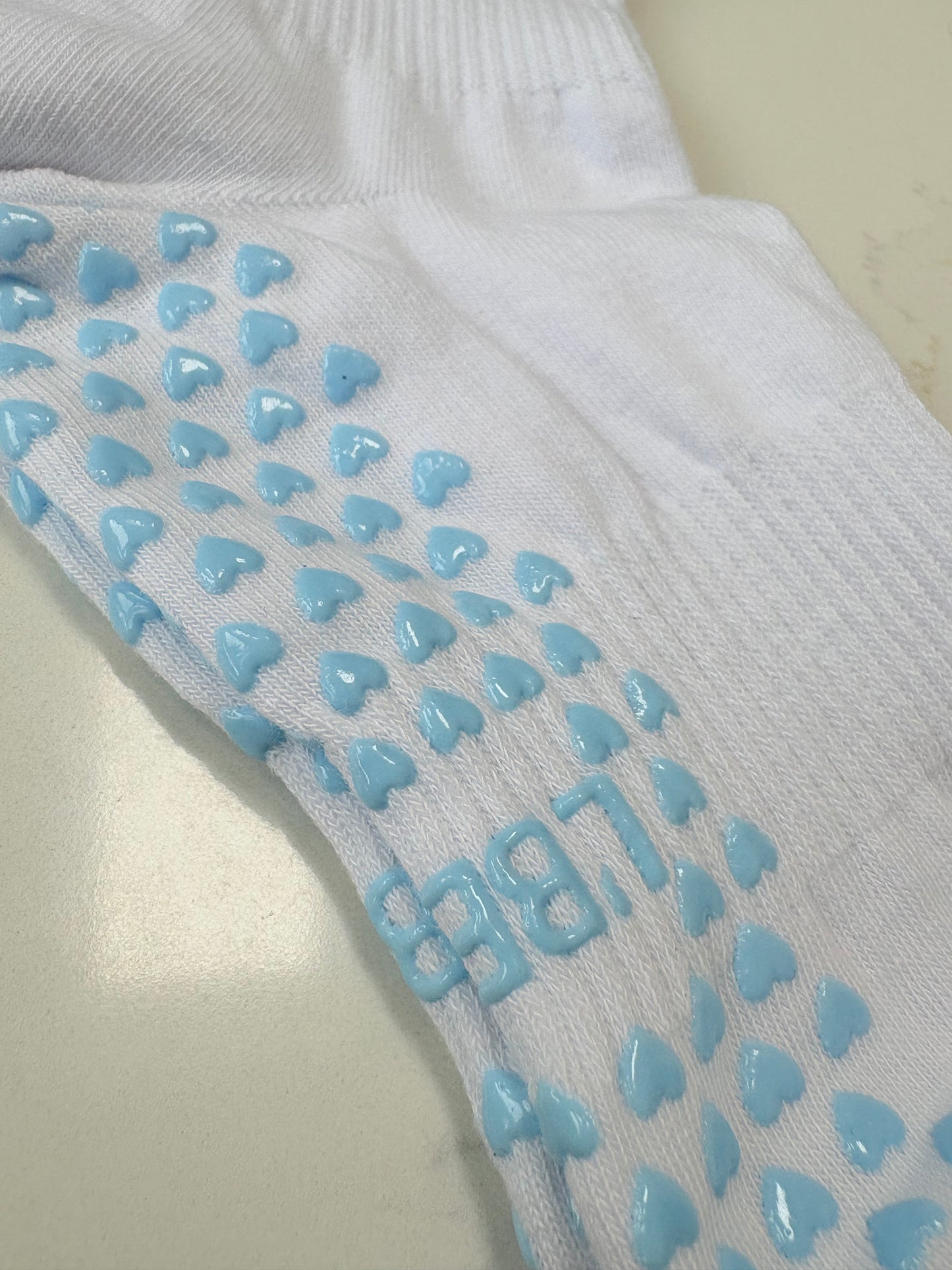 Blue Heart grip socks