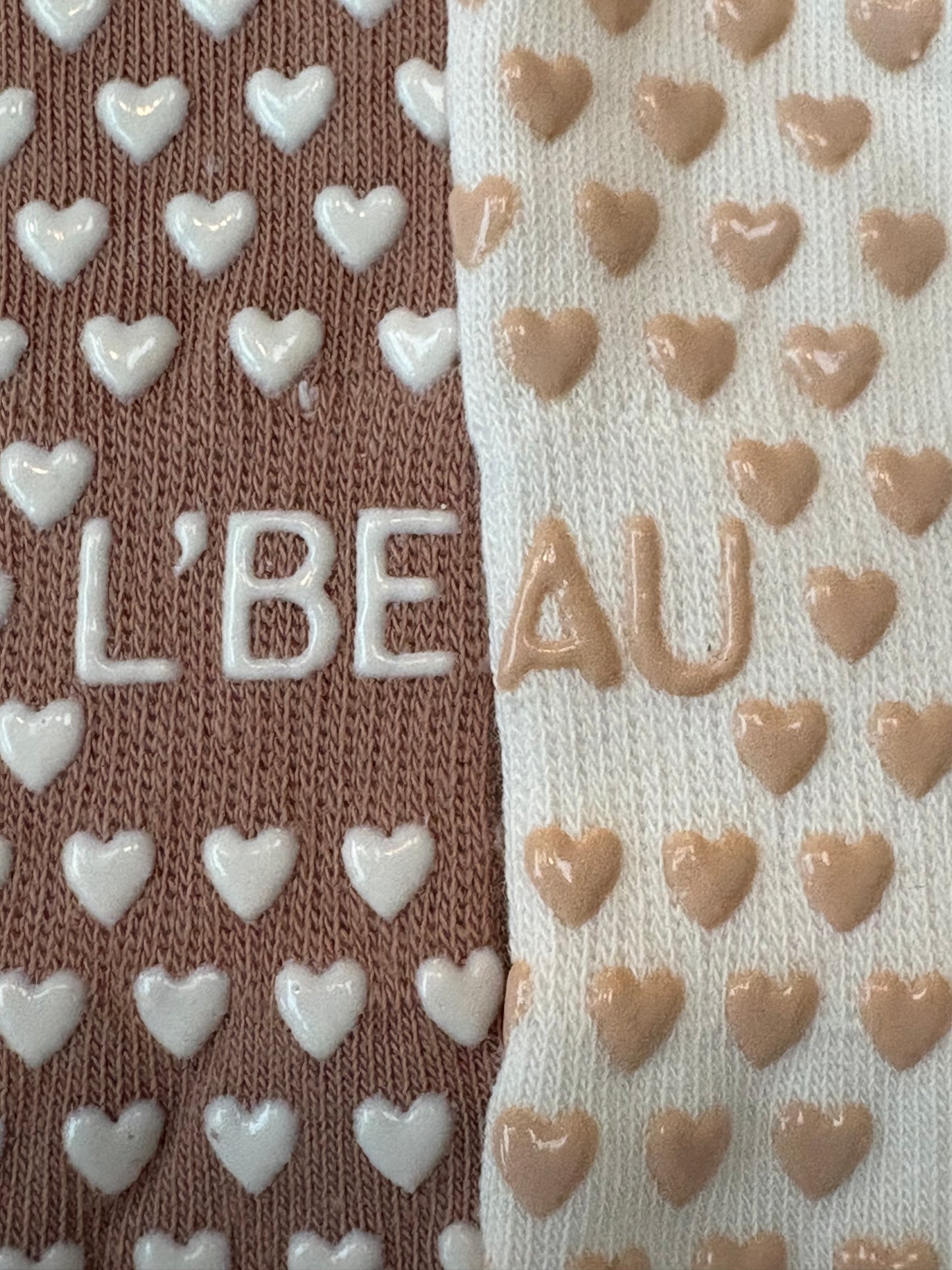 Frilly Heart grip sock bundle